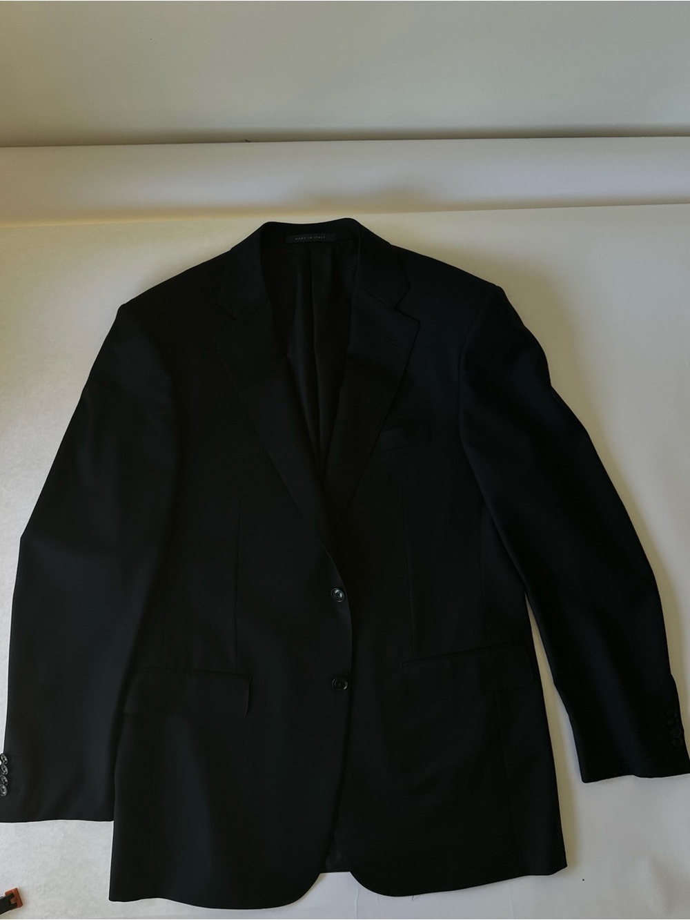 Pal Zileri Italy 100% Virgin Wool Suit Jacket Blazer 52L / US 42L Drop 8 Charcoa